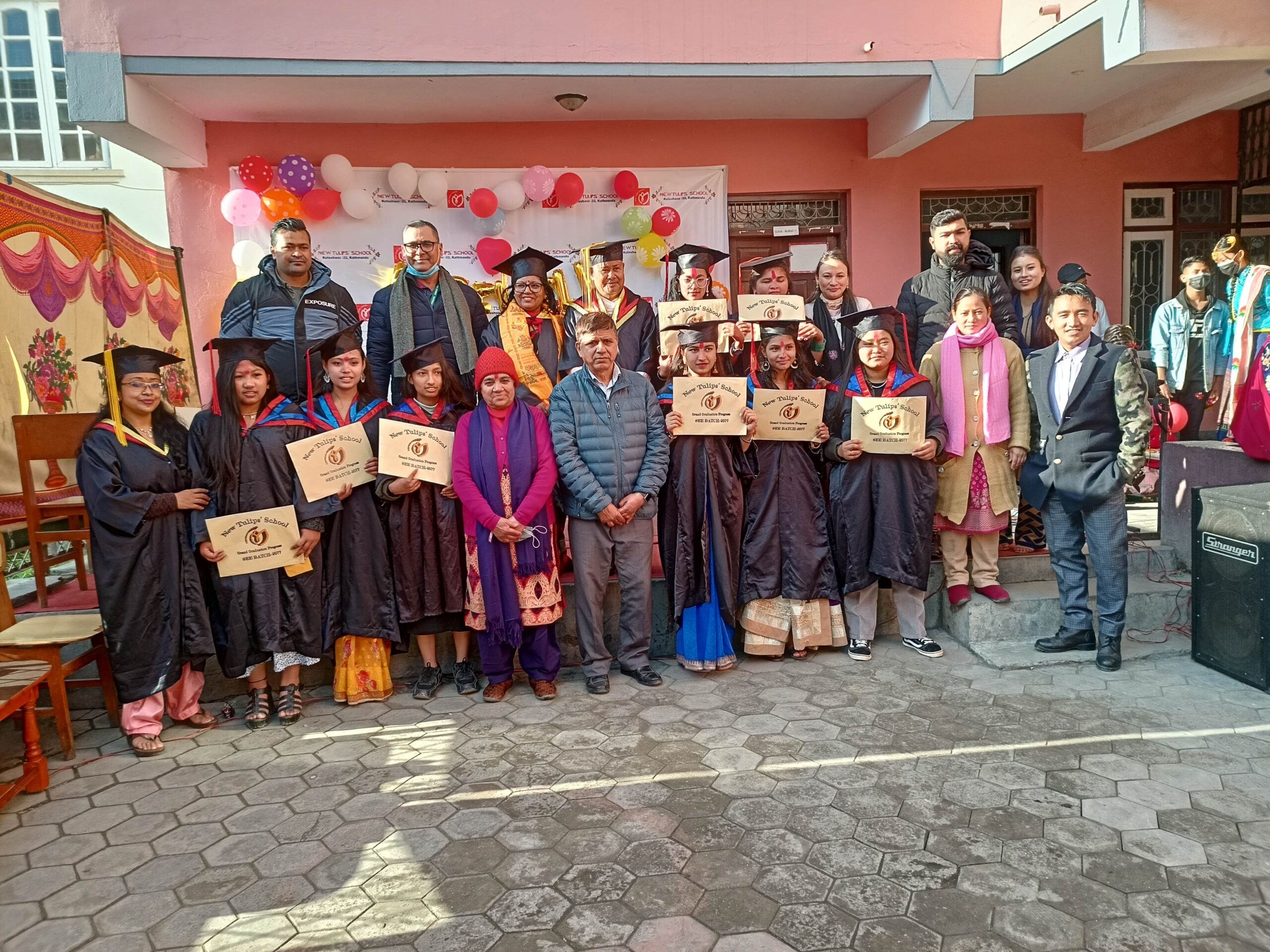 New Tulip School Nepal diplomauitreiking
